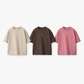 Everyday Solids  Pack of 3 Tees (Cream + Coffee + Dusty Pink)