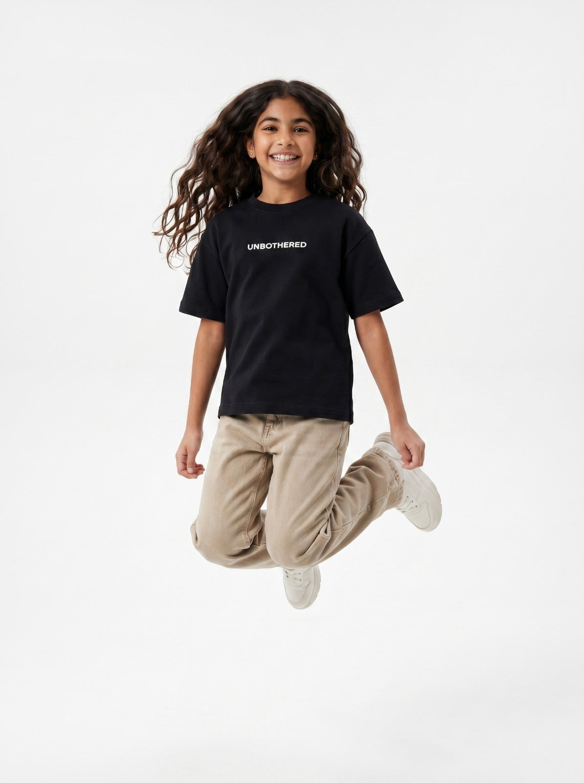Black Unbothered T-Shirt Jr - Girls