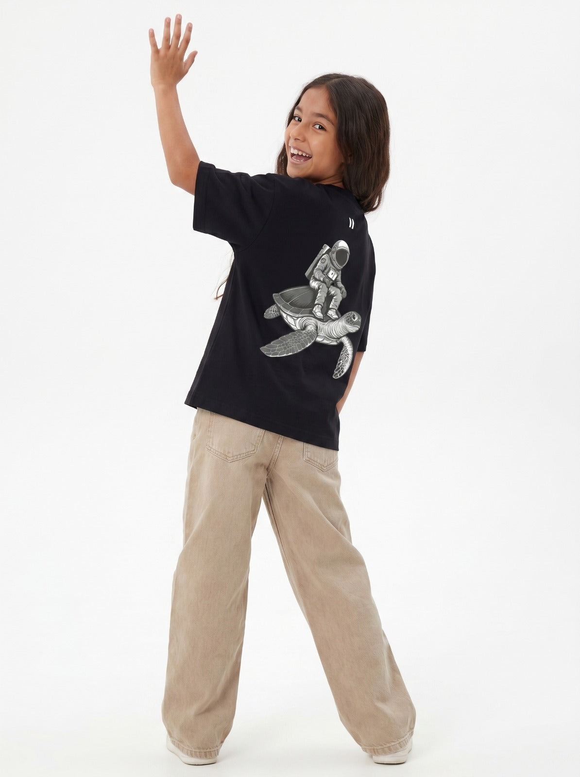 Black Unbothered T-Shirt Jr - Girls