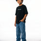Black Unbothered T-Shirt Jr