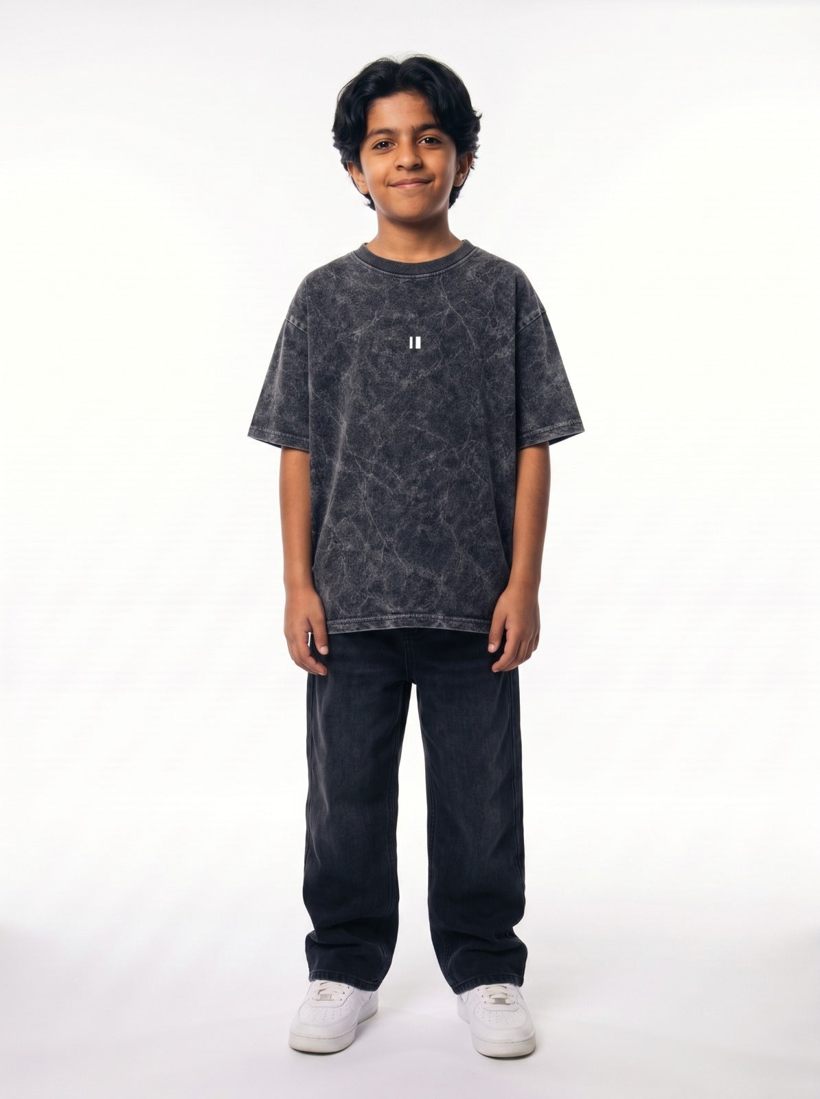 Black Washed T-Shirt Jr