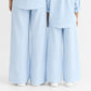Light Blue Linen Pant Set of 2