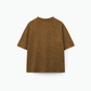 Brown Fade Washed T-Shirt Jr