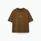 Brown Fade Washed T-Shirt Jr