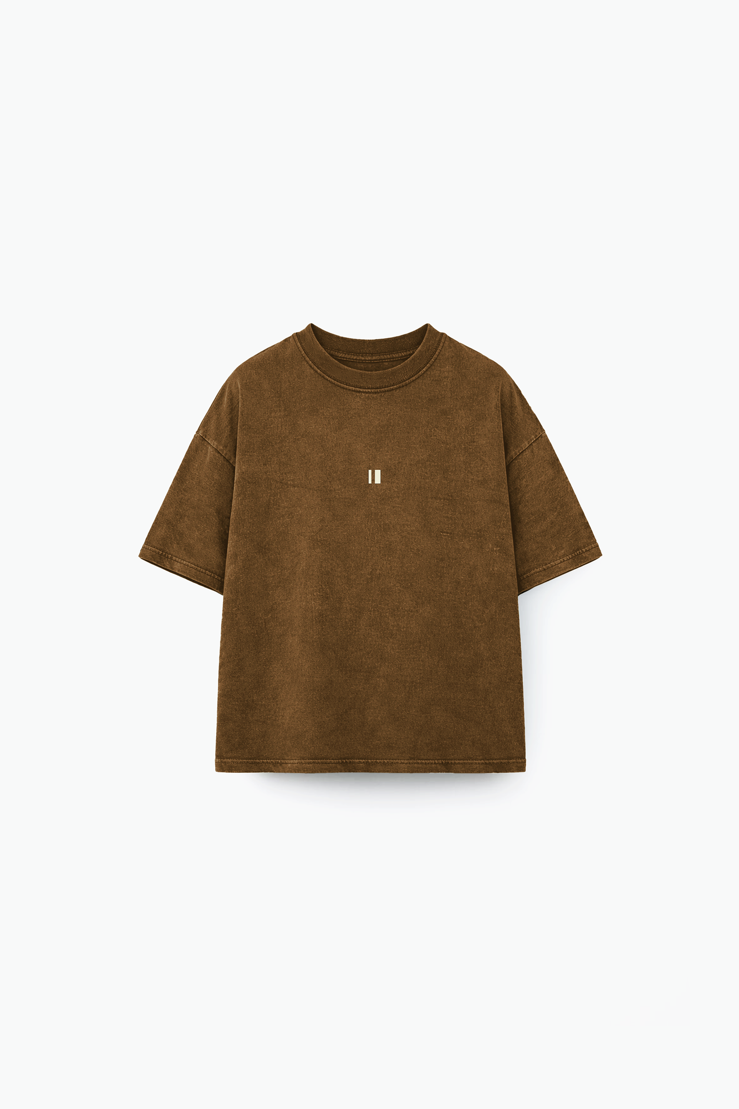 Brown Fade Washed T-Shirt Jr