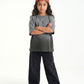 Charcoal Washed T-Shirt Jr - Girls