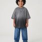 Charcoal Washed T-Shirt Jr