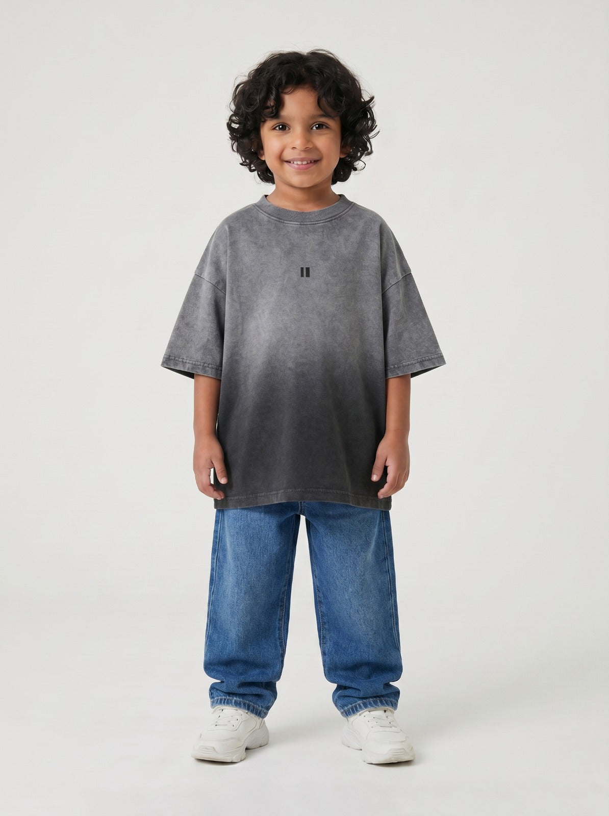 Charcoal Washed T-Shirt Jr