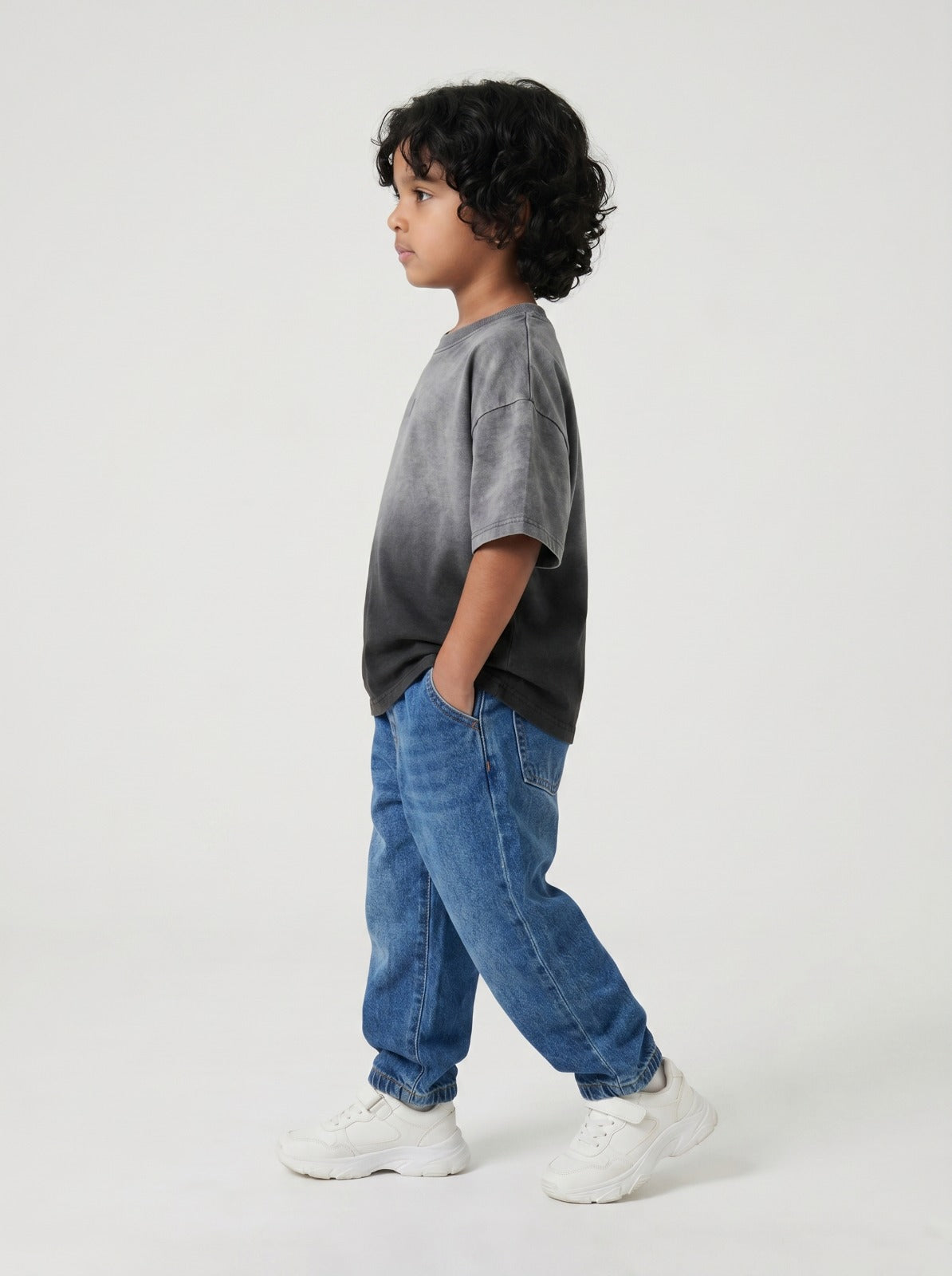 Charcoal Washed T-Shirt Jr