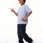 Cloud Blue Solid T-Shirt Jr