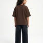 Coffee Solid T-Shirt Jr - Girls