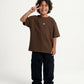 Coffee Solid T-Shirt Jr