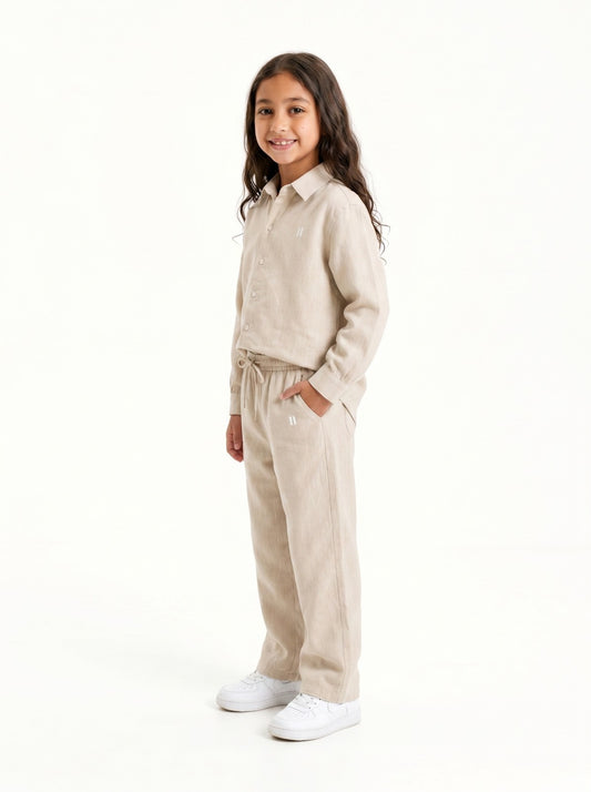 Coffee Linen Set Jr