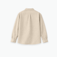 Coffee Linen Shirt Jr