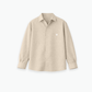 Coffee Linen Shirt Jr