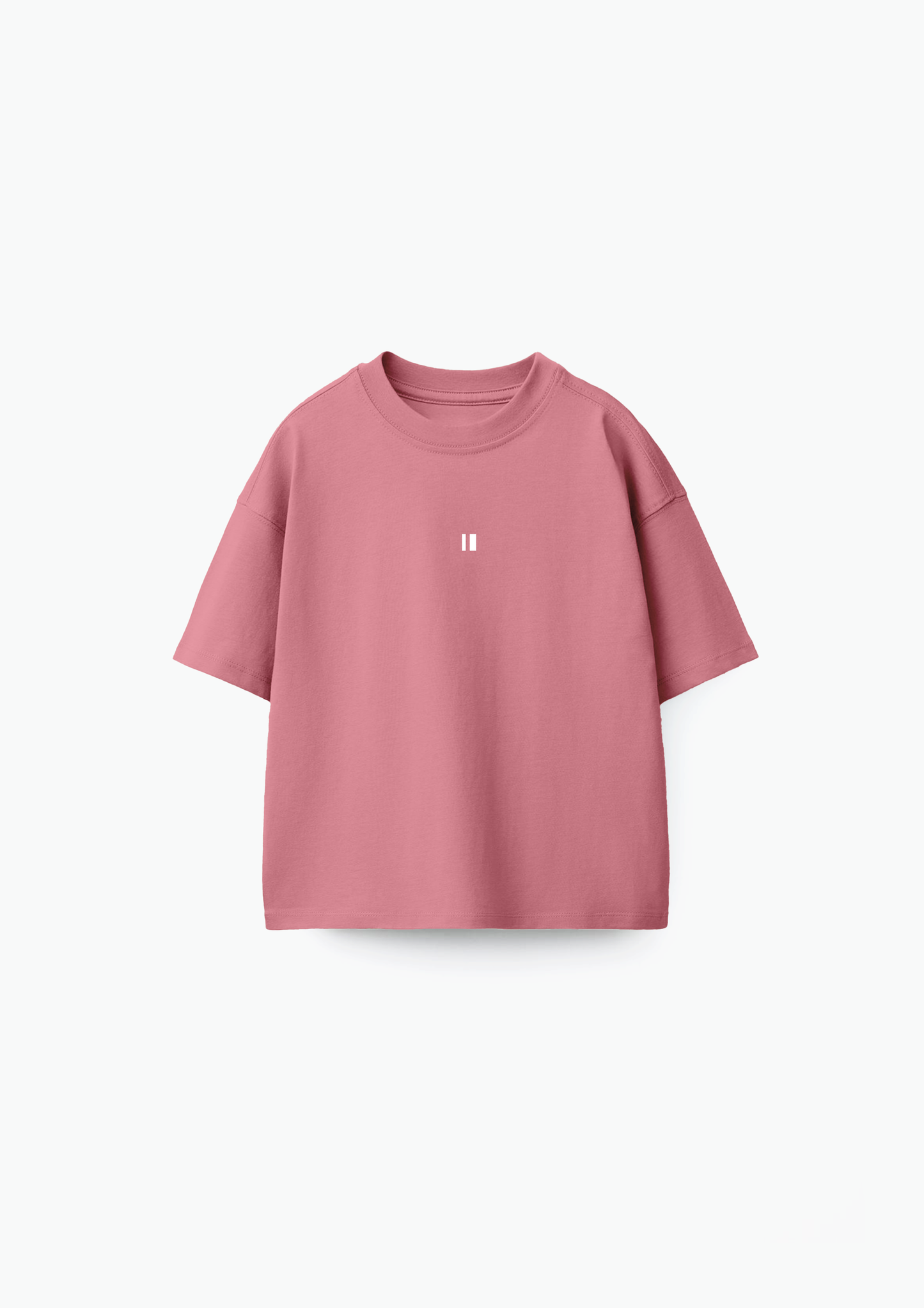 Dusty Pink Solid T-Shirt Jr