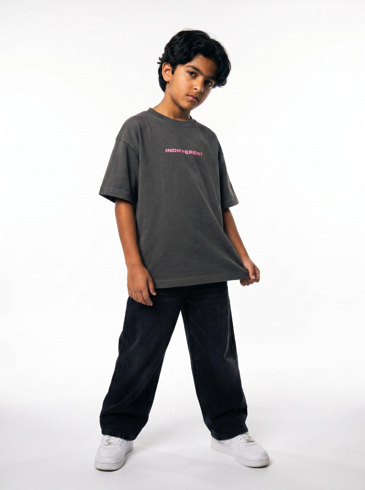 Grey Indifferent T-Shirt Jr