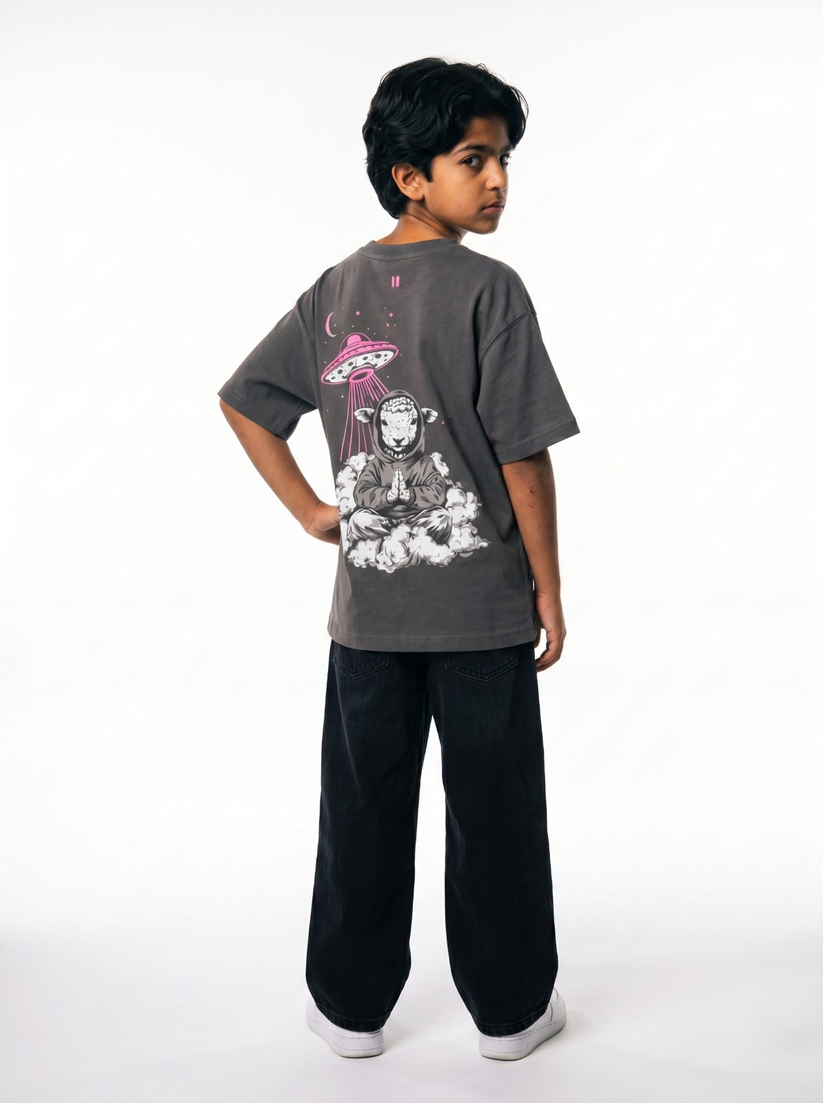 Grey Indifferent T-Shirt Jr