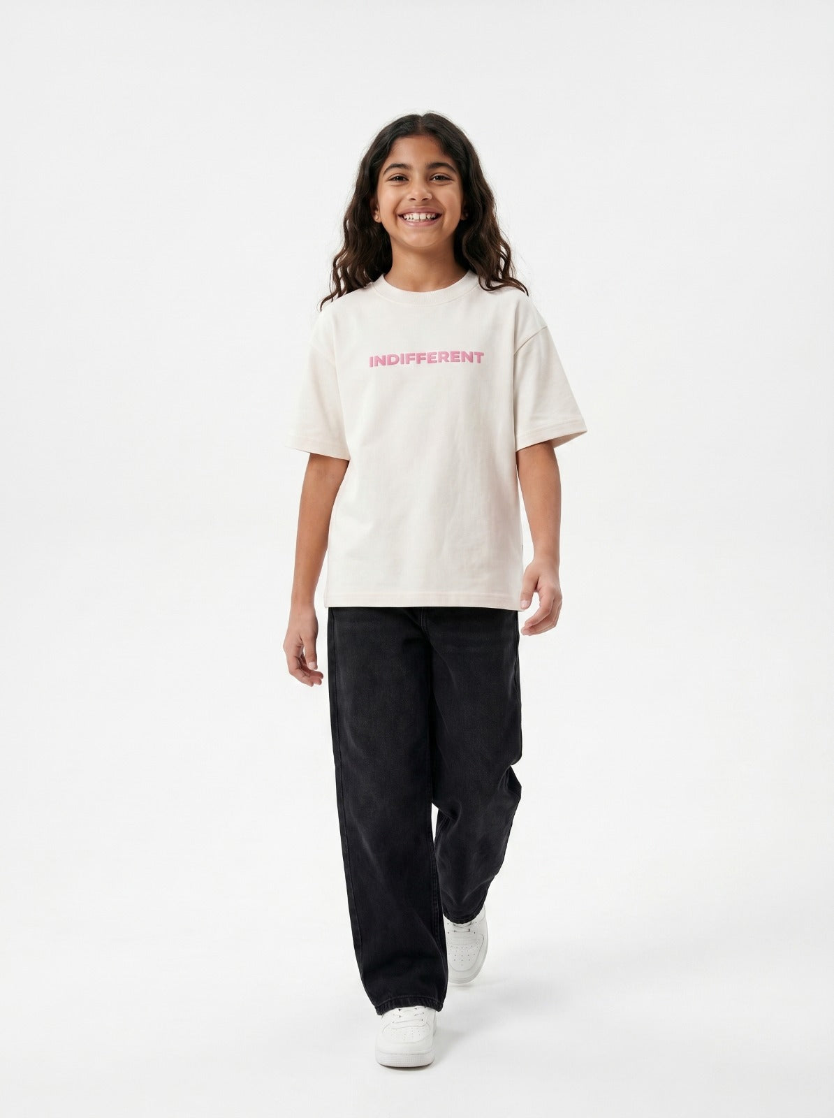 Off White Indifferent T-Shirt Jr - Girls
