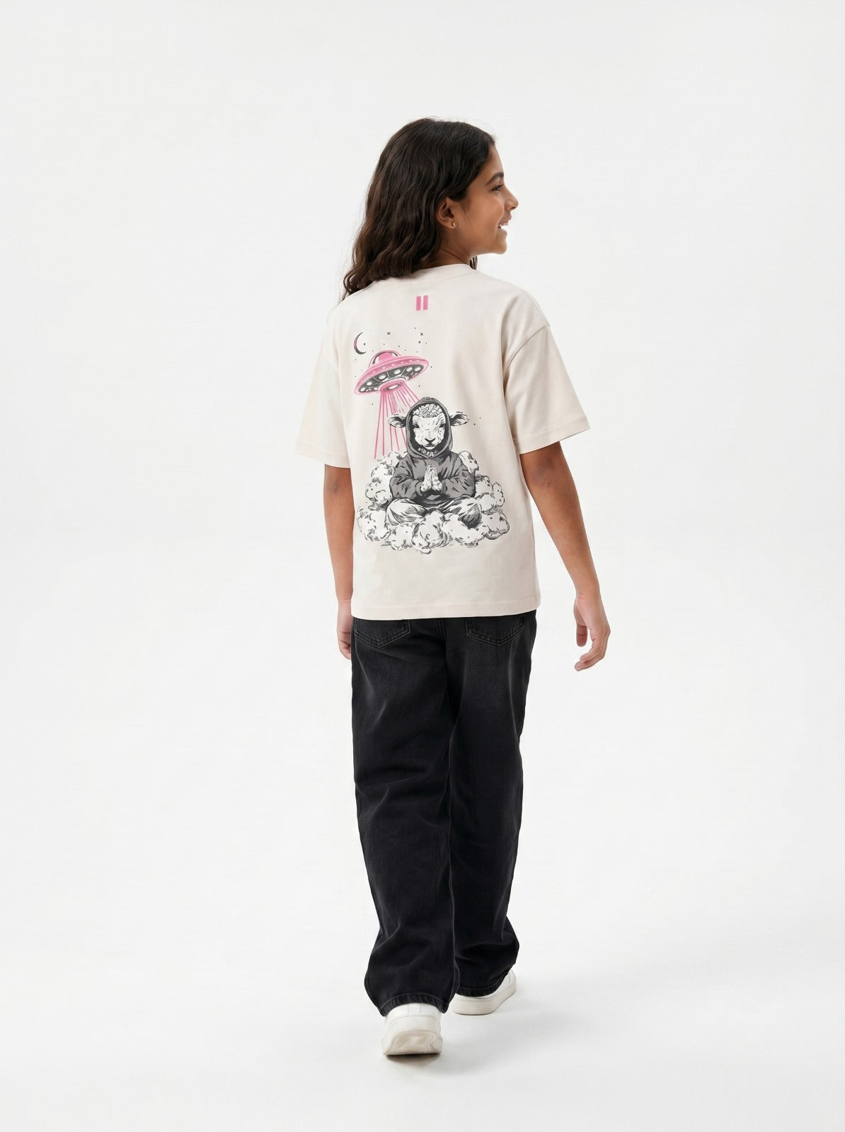 Off White Indifferent T-Shirt Jr - Girls