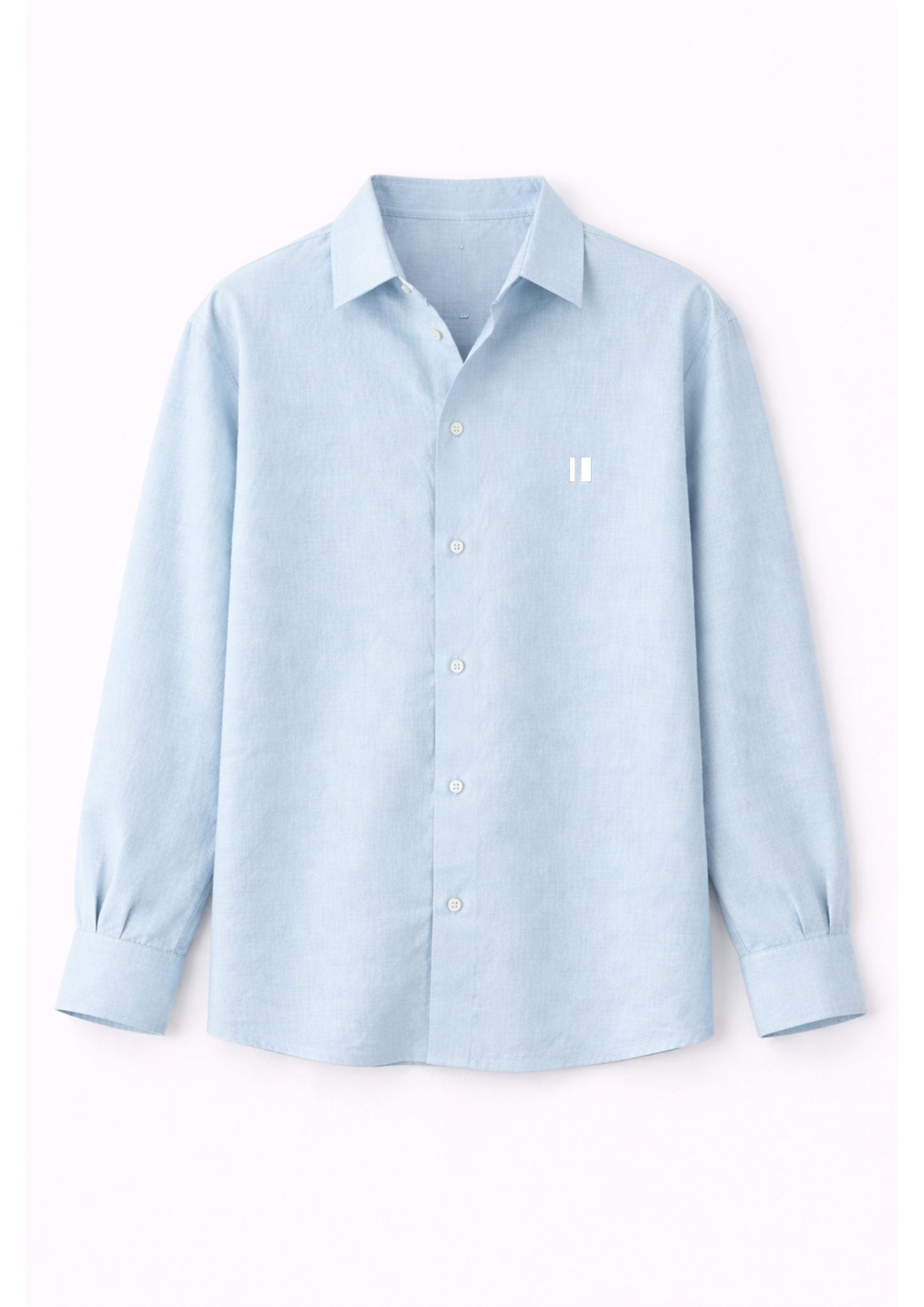 Light Blue Linen Shirt Jr