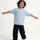 Light Blue Solid T-Shirt Jr