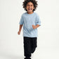 Light Blue Solid T-Shirt Jr