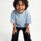 Light Blue Solid T-Shirt Jr