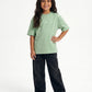 Light Green Solid T-Shirt Jr - Girls