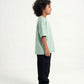 Light Green Solid T-Shirt Jr