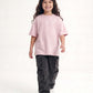 Light Pink Solid T-Shirt Jr - Girls