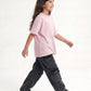 Light Pink Solid T-Shirt Jr - Girls