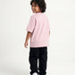 Light Pink Solid T-Shirt Jr