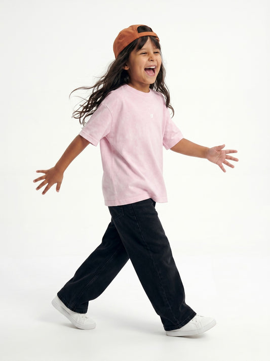 Light Pink Washed T-Shirt Jr