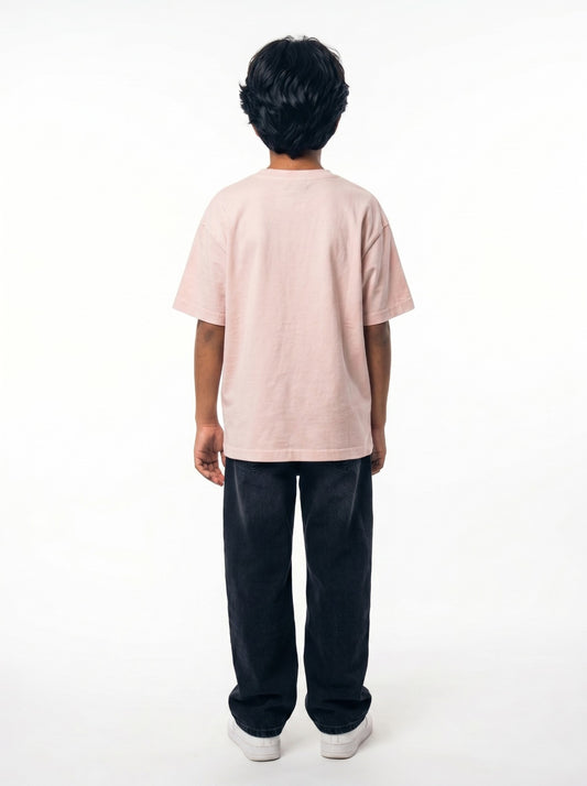 Light Pink Washed T-Shirt Jr
