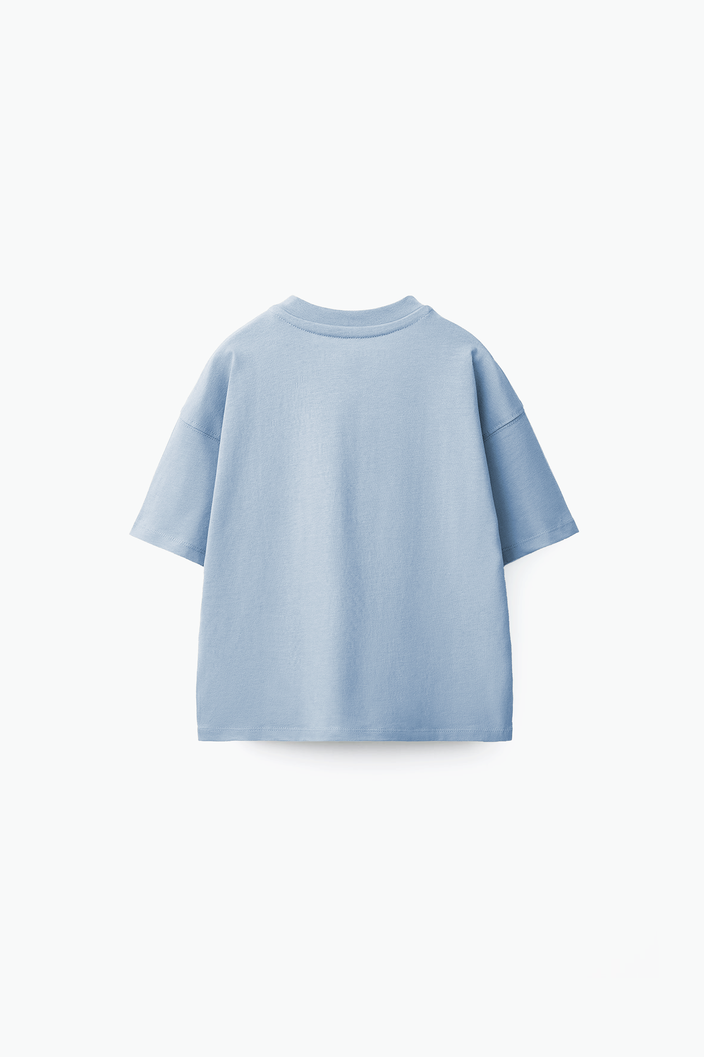 Light Blue Solid T-Shirt Jr