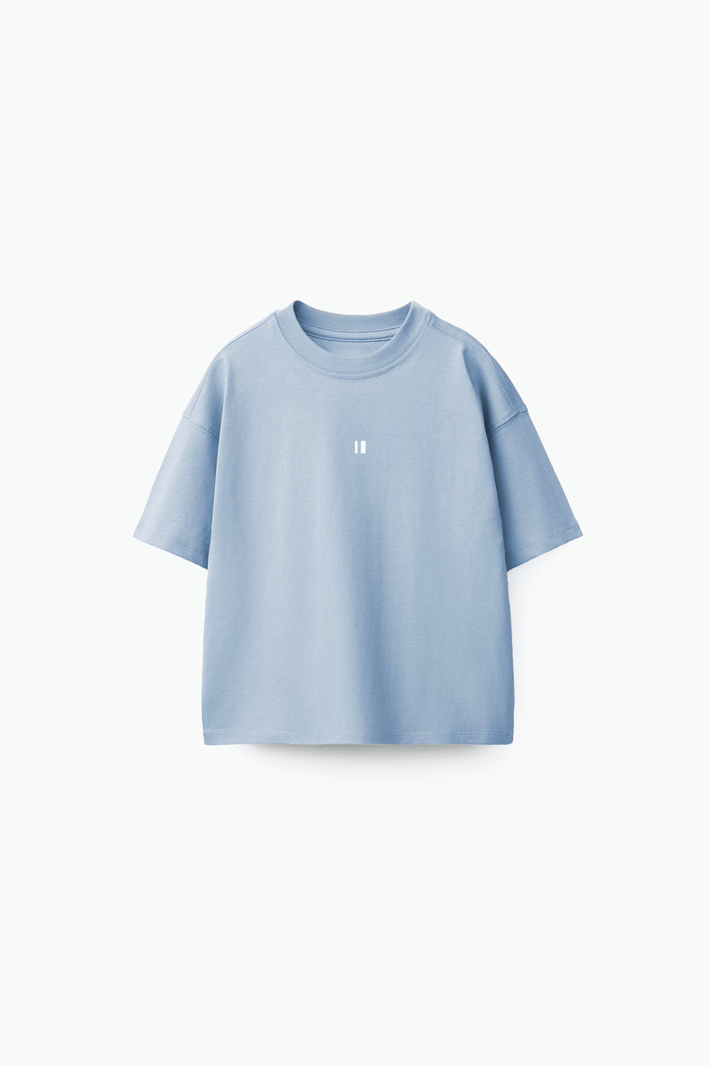 Light Blue Solid T-Shirt Jr