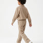 Mocha Brown Linen Set Jr