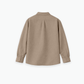 Mocha Brown Linen Shirt Jr