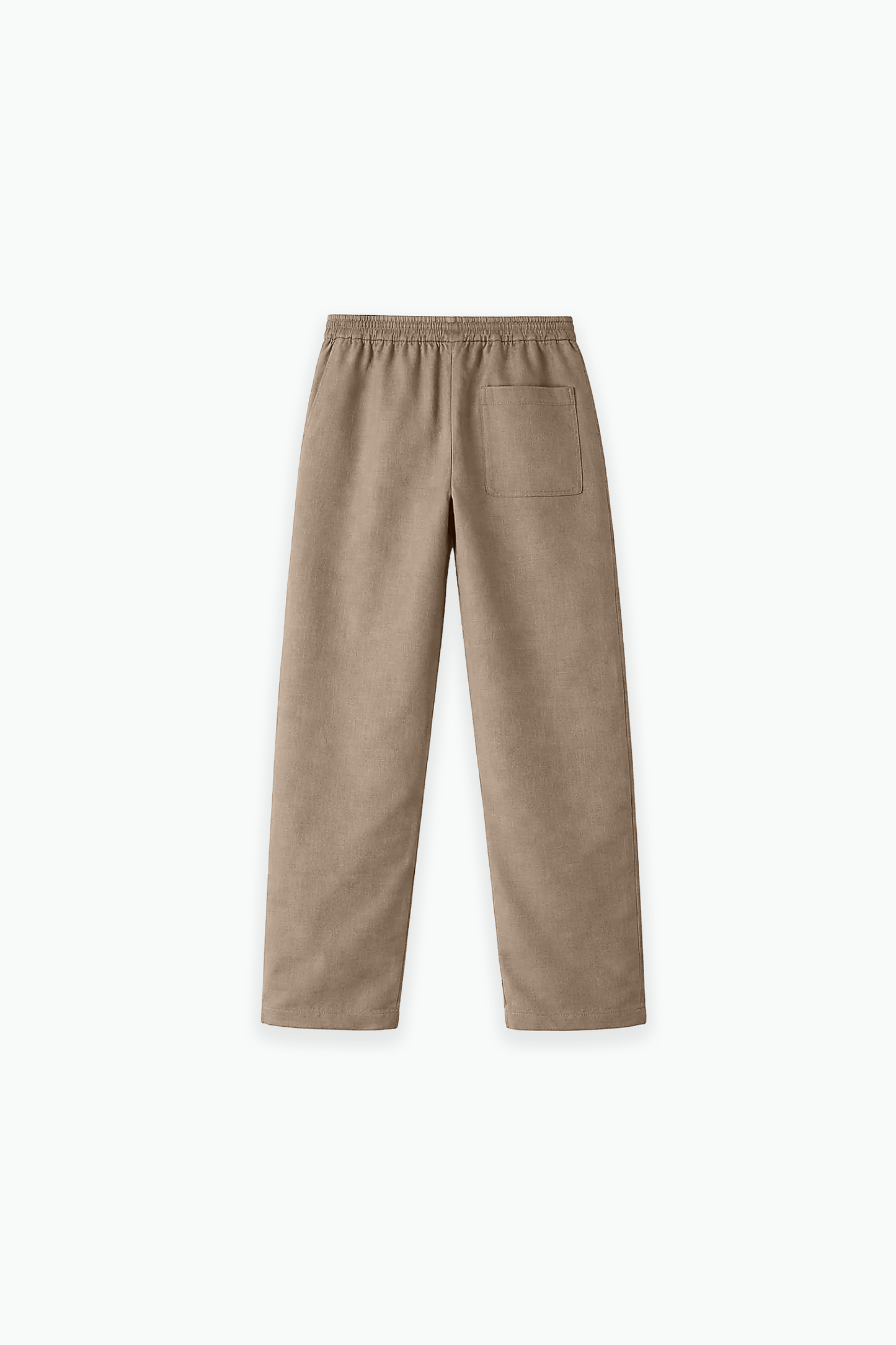 Mocha Brown Linen Pants Jr
