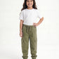 Olive Wash Joggers (model)