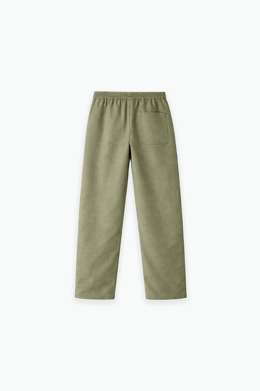 Olive Linen Pants Jr