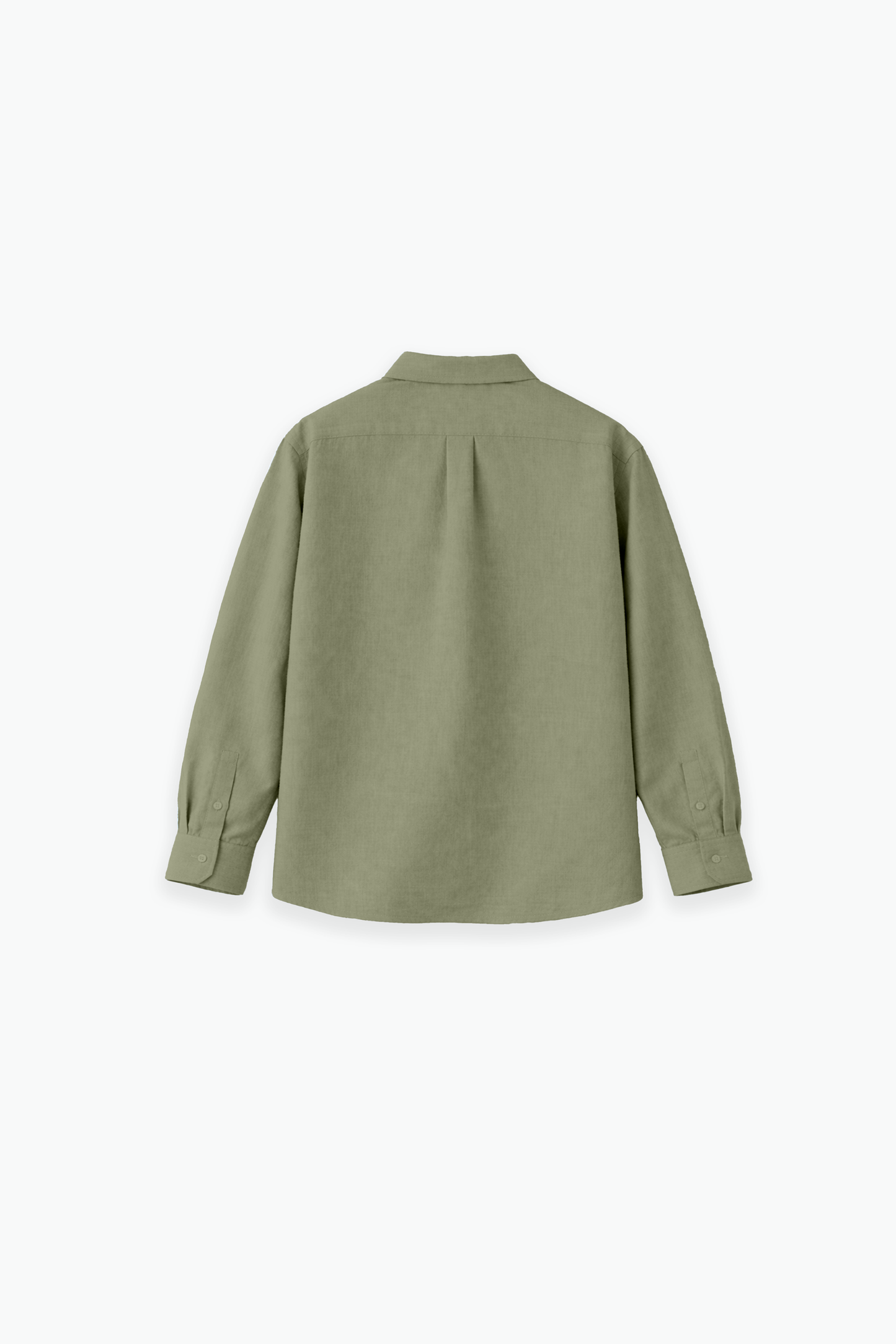 Olive Linen Shirt Jr