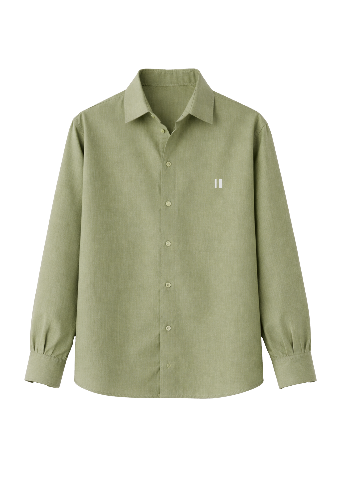 Olive Linen Shirt Jr