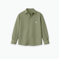 Olive Linen Shirt Jr