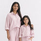 Light Pink Linen Shirt Set of 2