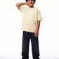 Sand Solid Tee (model)