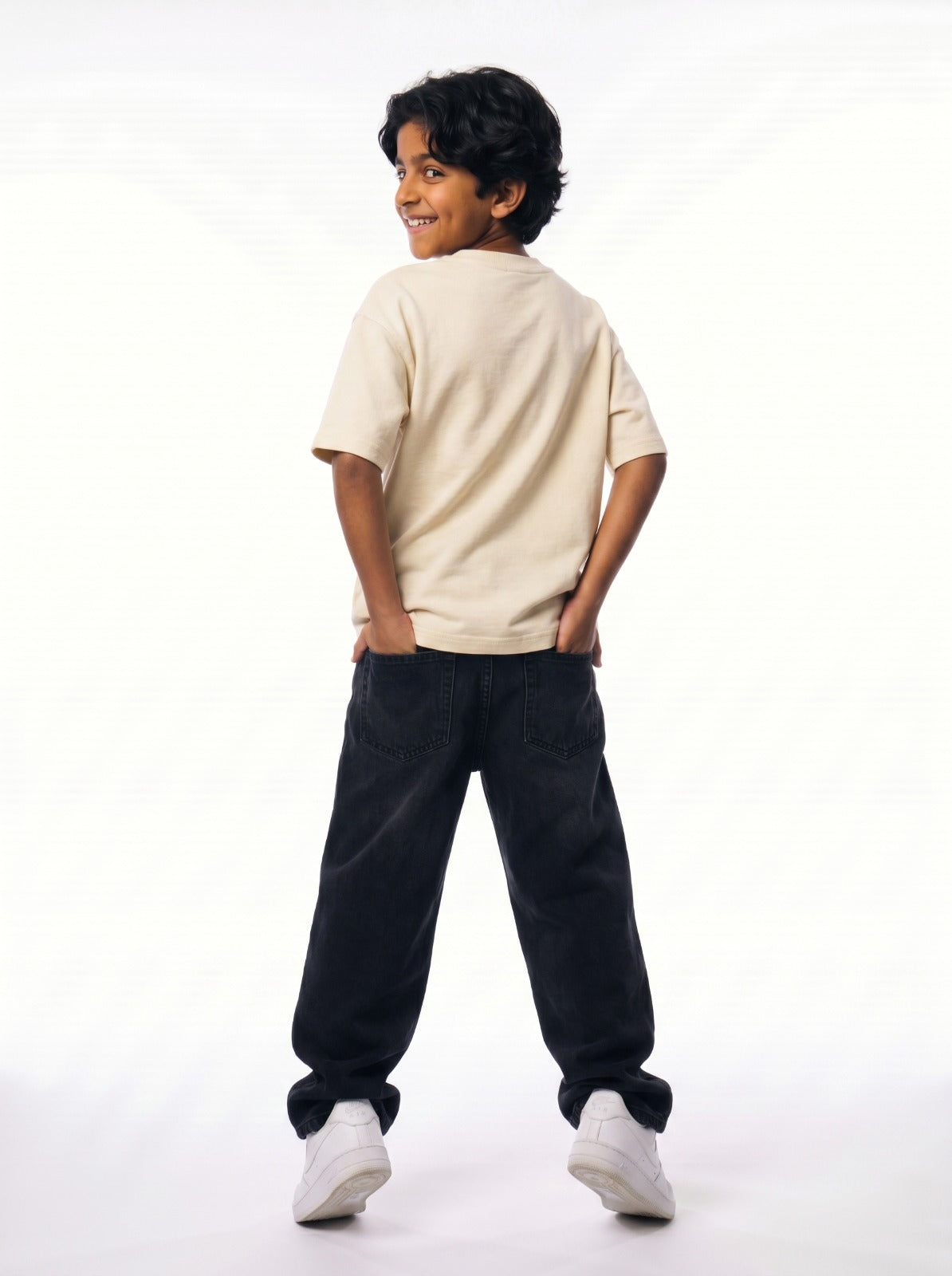 Sand Solid T-Shirt Jr