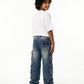 Stone Wash Denim Cargo Jr