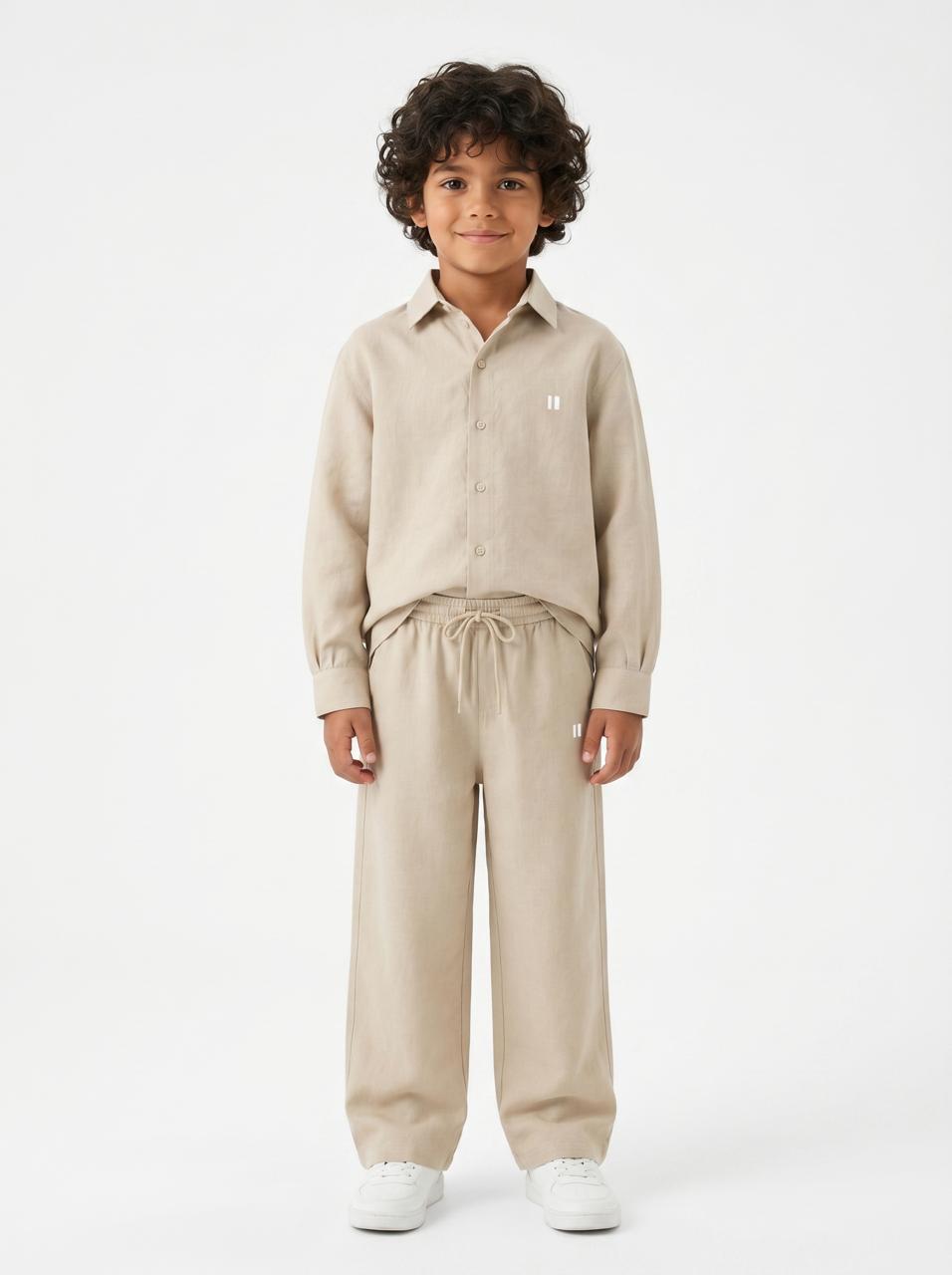 Coffee Linen Set Jr